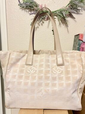 CHANEL Travel Line Tote Authentic